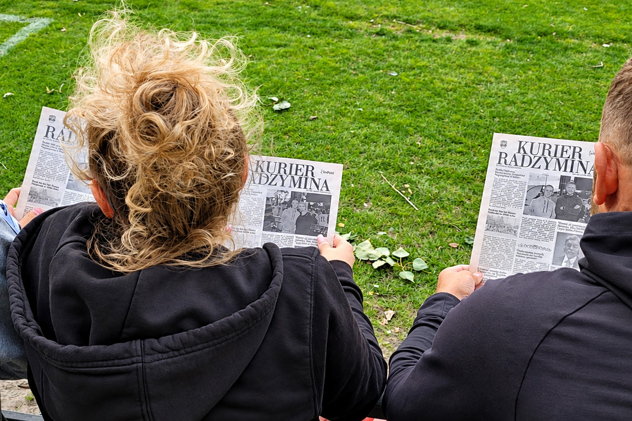 Kurier Radzymina na meczu Mazura Radzymin