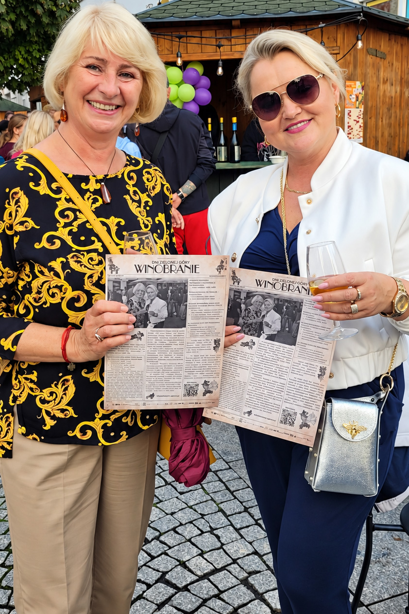 Winobranie w Zielonej Górze i nasza Gazeta natychmiastowa